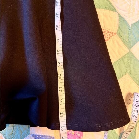 Lulus Skater Mini Dress Black Size M - Picture 6 of 8